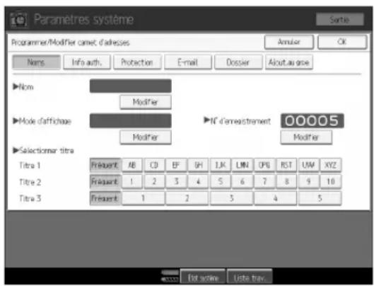 RICOH Aficio MP 9000 - Noms - 1