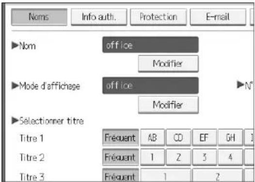 RICOH Aficio MP 9000 - Appuyez sur [Protection]. - 1