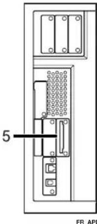 RICOH Aficio MP 9000 - Connexion aux interfaces - 3