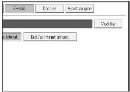 RICOH Aficio MP 9000 - Appuyez sur [Modifier]. - 1