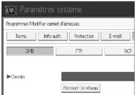 RICOH Aficio MP 1350 - Enregistrement d'un dossier - 2
