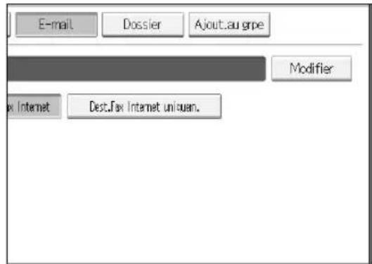 RICOH Aficio MP 1350 - Appuyez sur [Modifier]. - 1