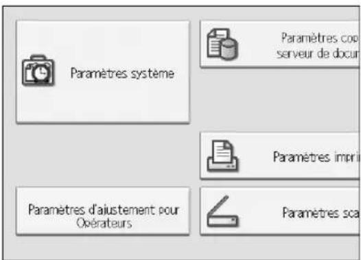 RICOH Aficio MP 1350 - Paramètres de réglage pour les opérateurs - 2