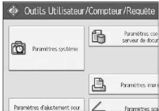 RICOH Aficio MP 1350 - Impression du compteur pour chaque utilisateur - 1