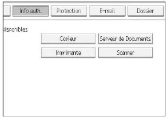 RICOH Aficio MP 1100 - Enregistrement d'un code utilisateur - 3