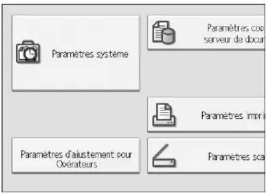 RICOH Aficio MP 1100 - Modification des paramètres d'ajustement pour les opérateurs - 2