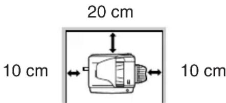 SHARP AR203E - Wichtige Punkte bei der Auswahl des Aufstellplatzes - 1