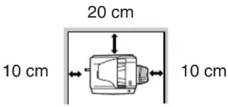 SHARP AR203E - Important points when selecting an installation site - 1