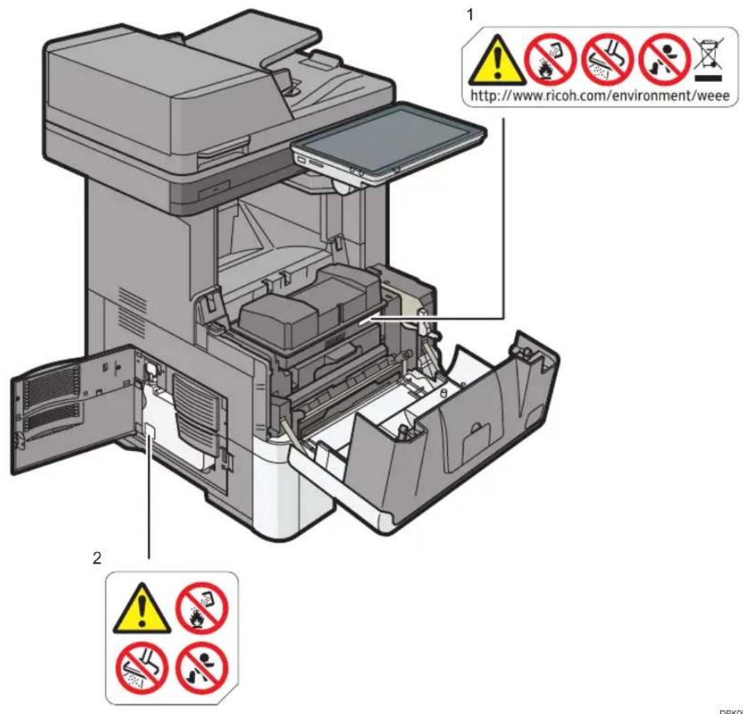 RICOH MP 501SPF - Front and Left Side - 1