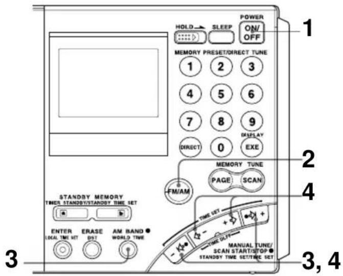 SONY ICFSW7600GR - — Manual tuning - 1