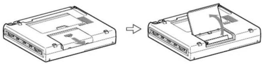 SONY ICFSW7600GR - Operação com pilhas - 1