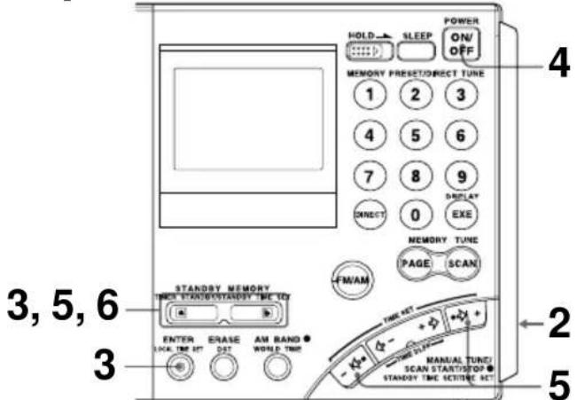 SONY ICFSW7600GR - Gewekt worden door een radio-uitzending - 1