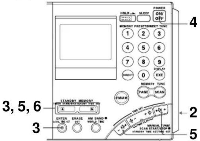 SONY ICFSW7600GR - Despertar ao som do rádio - 1