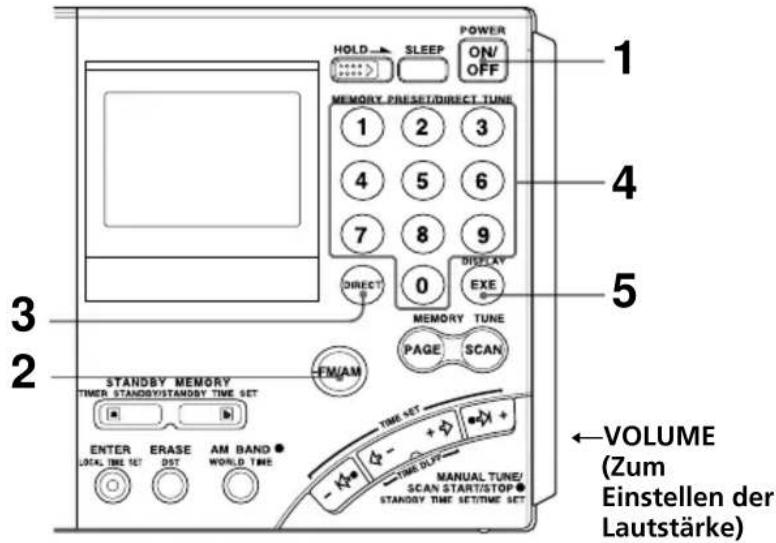 SONY ICFSW7600GR - — Direktabstimmung - 1