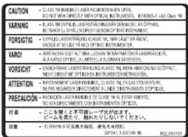 PANASONIC RXD45 - WARNING! - 6