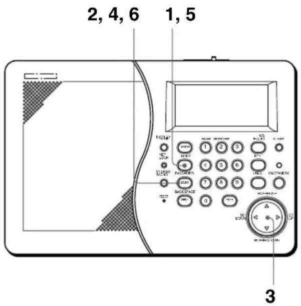 HITACHI WorldSpace KHWS1 - Pour corriger le mot de passer - 1