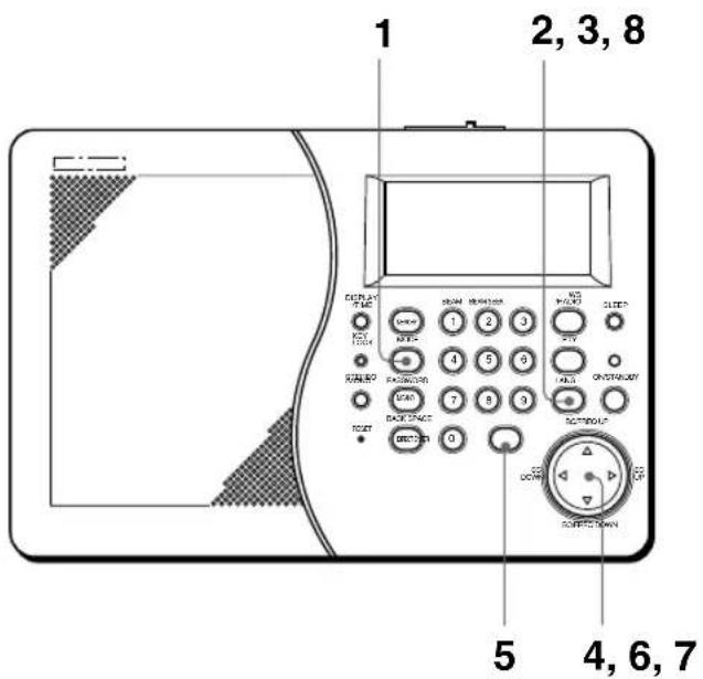 HITACHI WorldSpace KHWS1 - Pour rappeler un SC mis en mémoire - 1