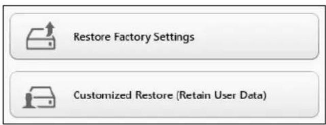 ACER Aspire E1571G - Returning af systemet til fabriksstandarden - 1