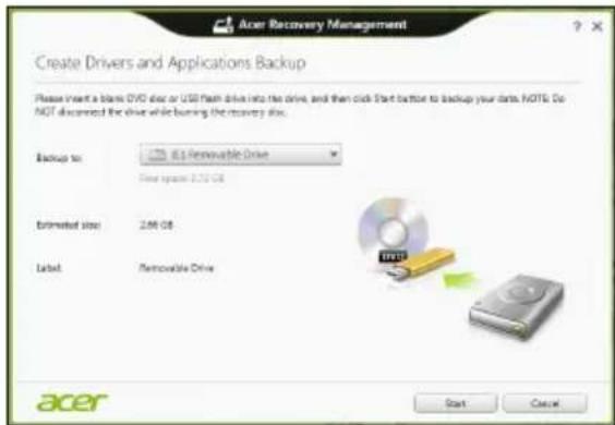 ACER Aspire E1571G - Co3dahne pe3epBHOJ KOHN dpaIBePoB IN npINOxHn - 2