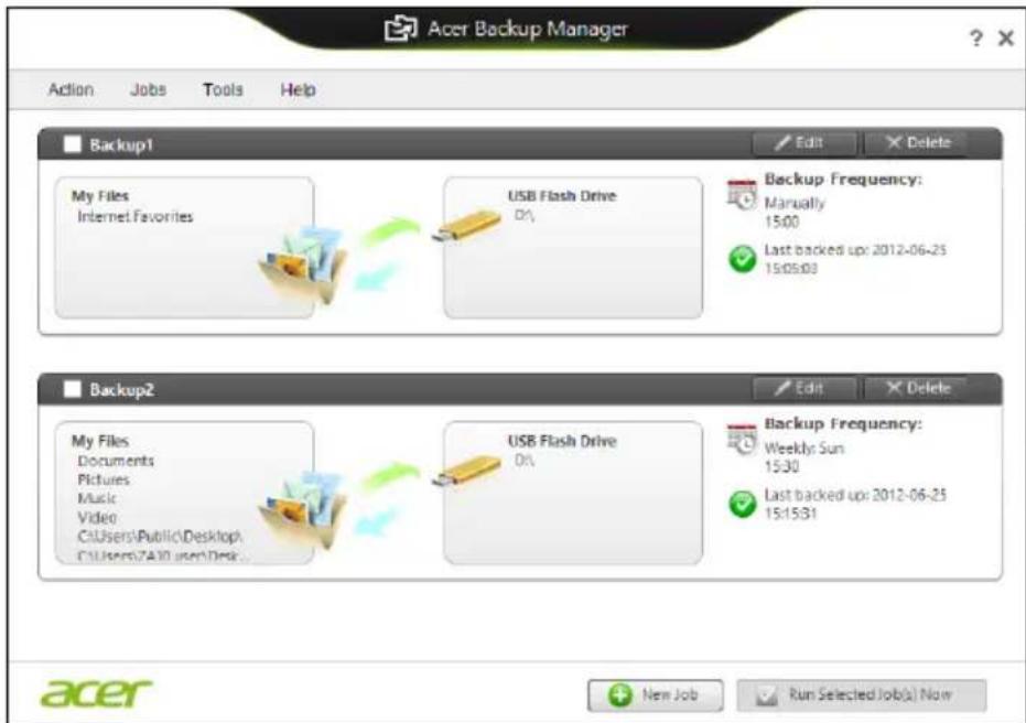 ACER Aspire E1571G - Acer Backup Manager - 4