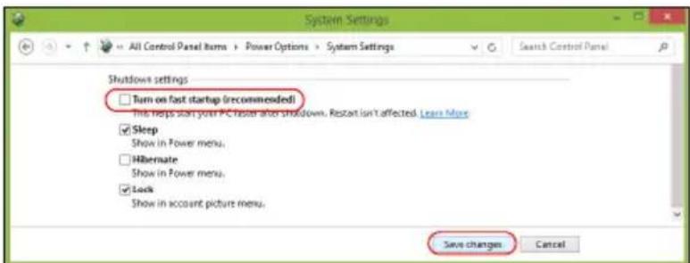 ACER Aspire E1571G - Deaktiver Hurtig start - 4