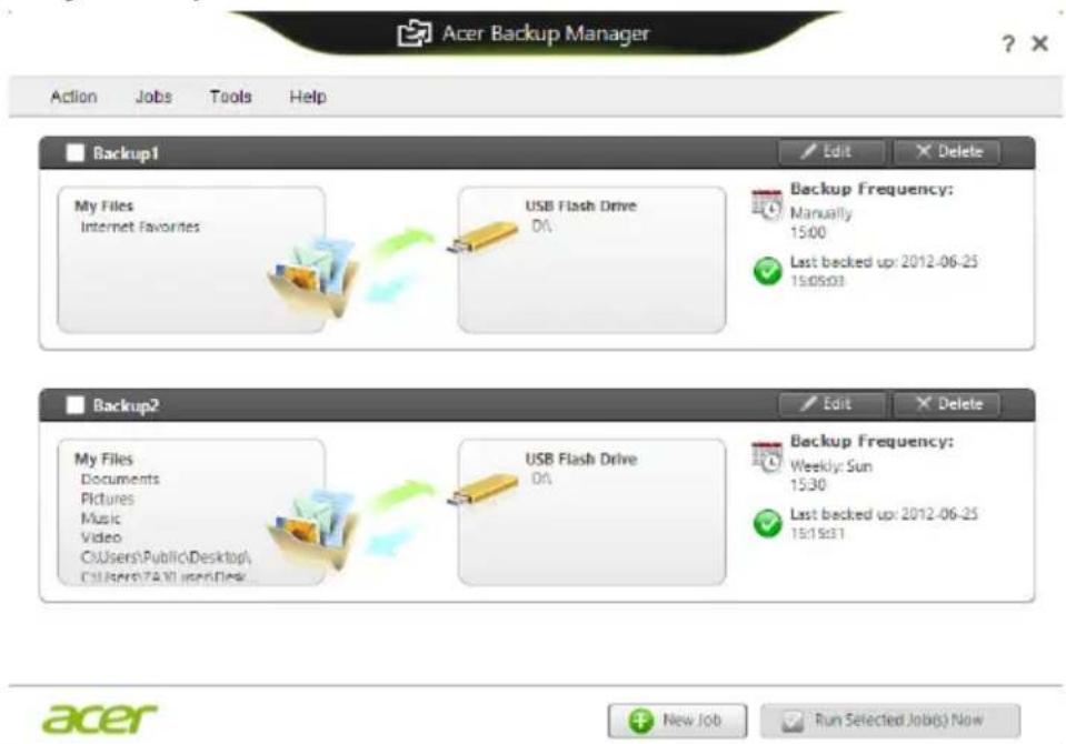 ACER Aspire E1571G - Acer Backup Manager - 4