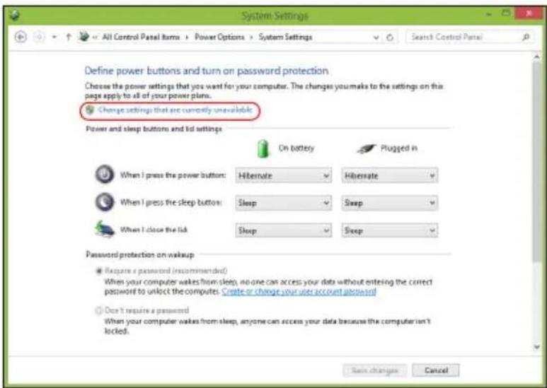 ACER Aspire E1571G - Deaktiver Hurtig start - 3