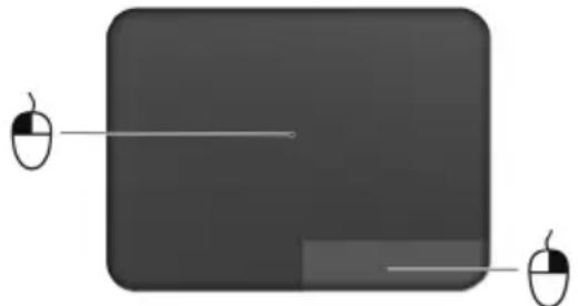 ACER Aspire E1571G - Werken met het touchpad (voor modellen met geintegreerde knappen) - 2