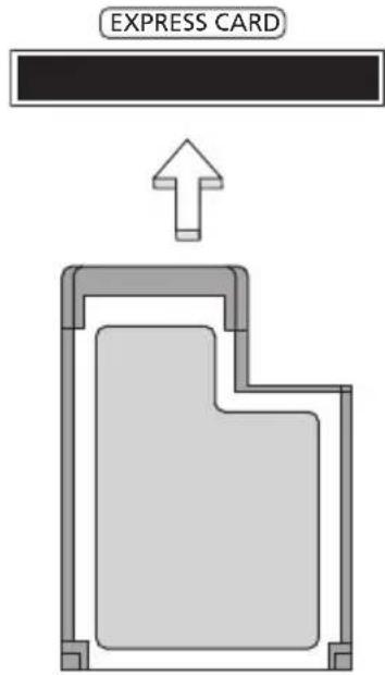 ACER Aspire E1571G - Inserting an ExpressCard - 1