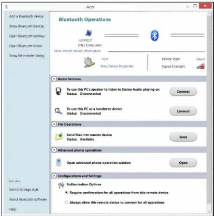 ACER Aspire E1571G - Adicional um disposativo Bluetooth - 5