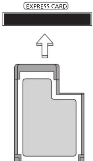 ACER Aspire E1571G - Einstecken einer ExpressCard - 1