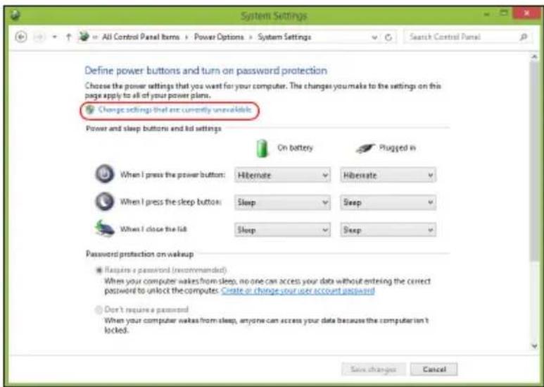 ACER Aspire E1571G - Disable Fast startup - 3