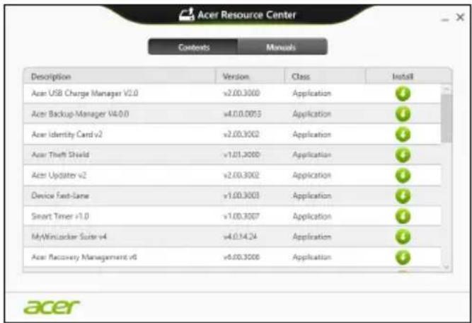 ACER Aspire E1571G - Reinstalar controladores y aplicaciones - 2