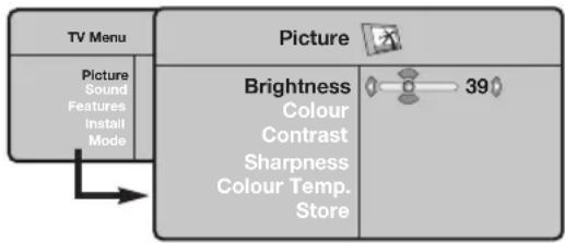 PHILIPS 23IF9946 - Picture settings - 1