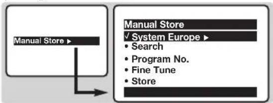 PHILIPS 21PT5509 - Memorizzazione manuale - 1