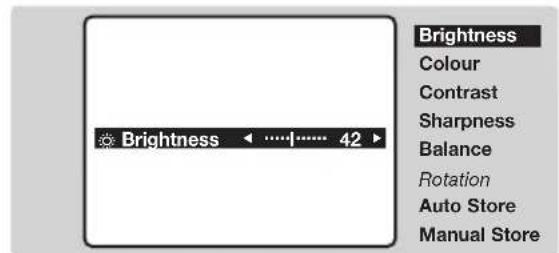 PHILIPS 21PT5509 - Other settings in the menu - 1