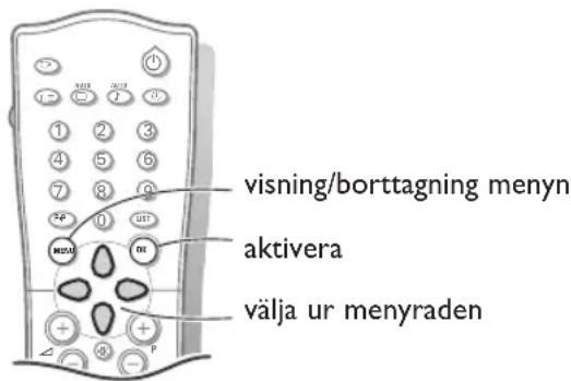 PHILIPS 20LCD35 - Meny användning - 1