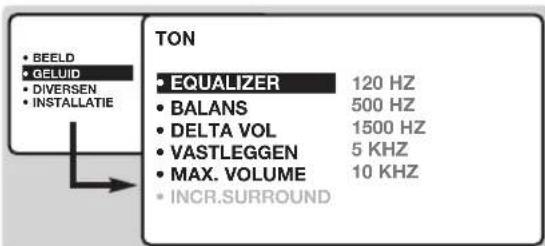 PHILIPS 20HF7835 - Instellen van het geluid - 1