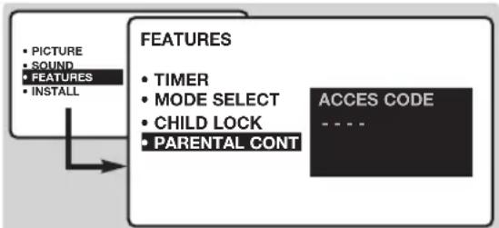 PHILIPS 20HF7835 - Locking programmes - 1
