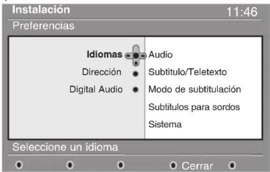 PHILIPS 28DW6559 - Preferencias de idioma y dirección - 1