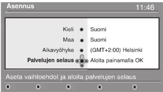 PHILIPS 28DW6559 - Television avaaminen ensimmäisen kerran - 2