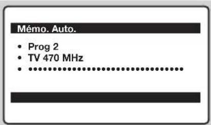 PHILIPS 28DW6559 - Mémorisation auto. des programmes analogiques - 1