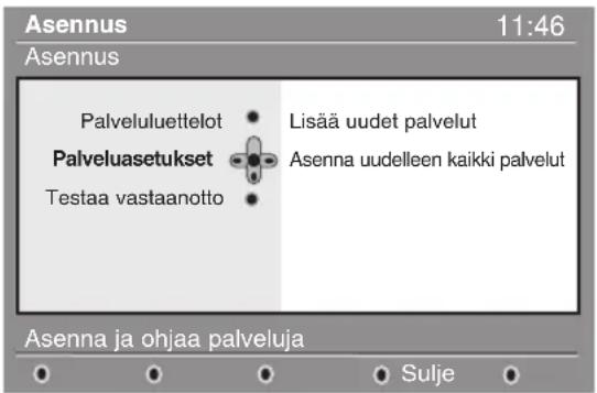 PHILIPS 28DW6559 - Asenna uudelleen kaikki palvelut - 1
