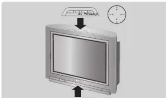 PHILIPS 28PT7129 - Tastene på TV-apparatet - 1