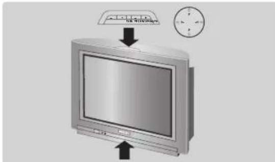PHILIPS 28PT7139 - Knapperne på fjernsynet - 1
