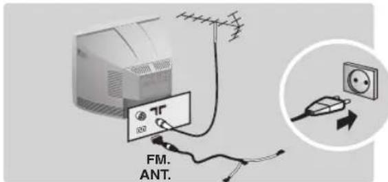 PHILIPS 28PT5008 - Anschlüsse - 1