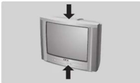 PHILIPS 28PT5008 - Toetsen van het TV toestel - 1