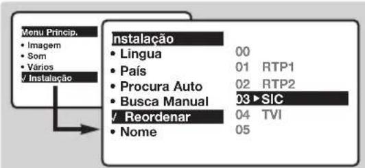 PHILIPS 28PT5008 - Classificacao dos canais - 1