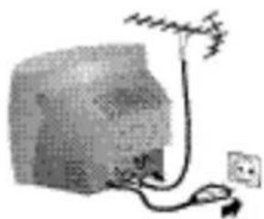 PHILIPS 28PT4504 - ① Posizionamento del televisore - 1