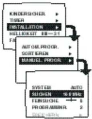 PHILIPS 28PT4504 - Manuelle Programmsuche - 1